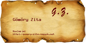 Gömöry Zita névjegykártya